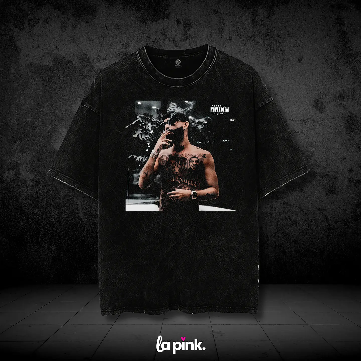 Polera Arcángel La 8va Maravilla 2026 – Diseños exclusivos - 5 Acid Wash 1
