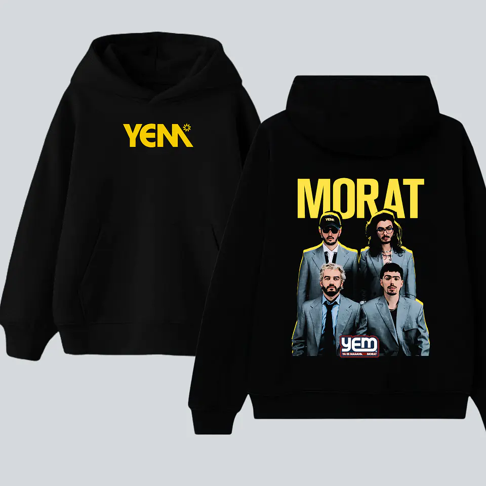 Poleron Canguro Morat Ya es Mañana 2026 Diseños exclusivos Modelo 01 Doble Estampado 1