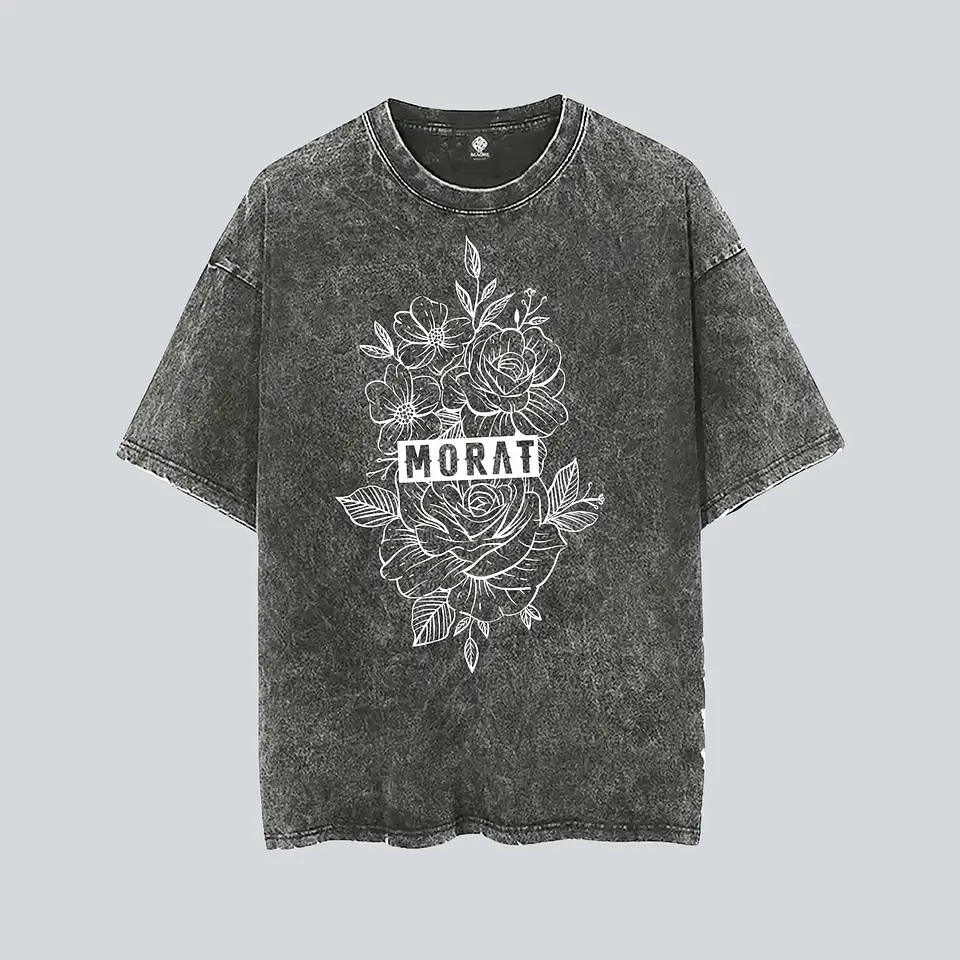 Polera Morat Ya es Mañana 2026 Diseños exclusivos Modelo 04 Acid wash 2