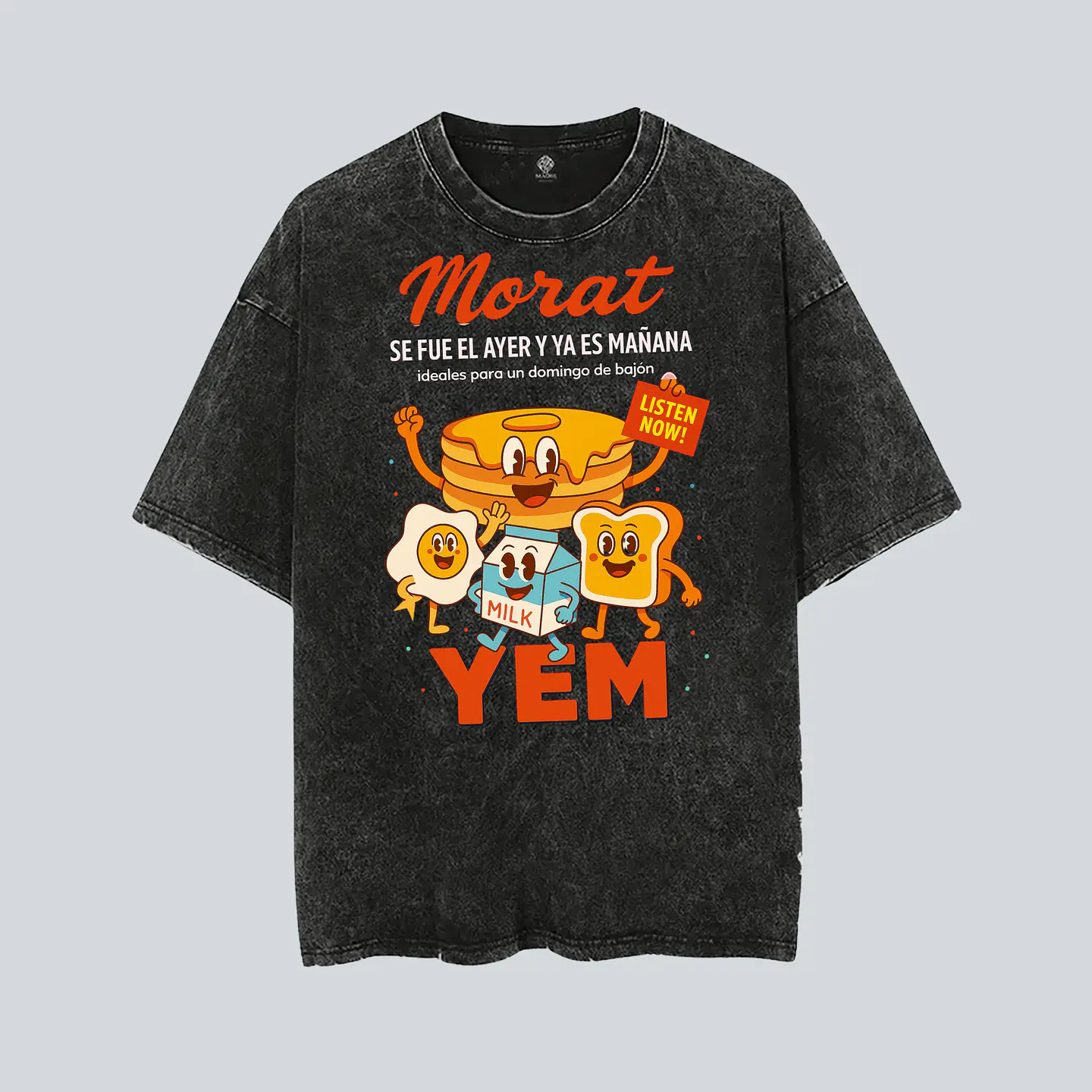 Polera Morat Ya es Mañana 2026 Diseños exclusivos Modelo 05 Acid wash 1