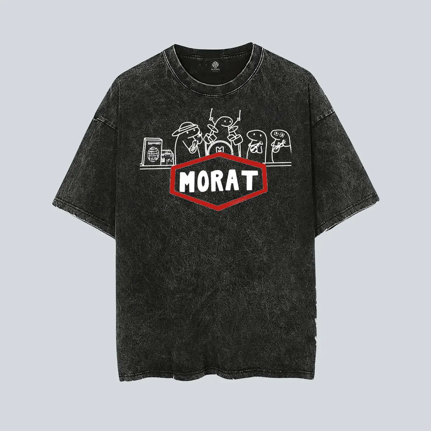 Polera Morat Ya es Mañana 2026 Diseños exclusivos Modelo 06 Acid wash 1