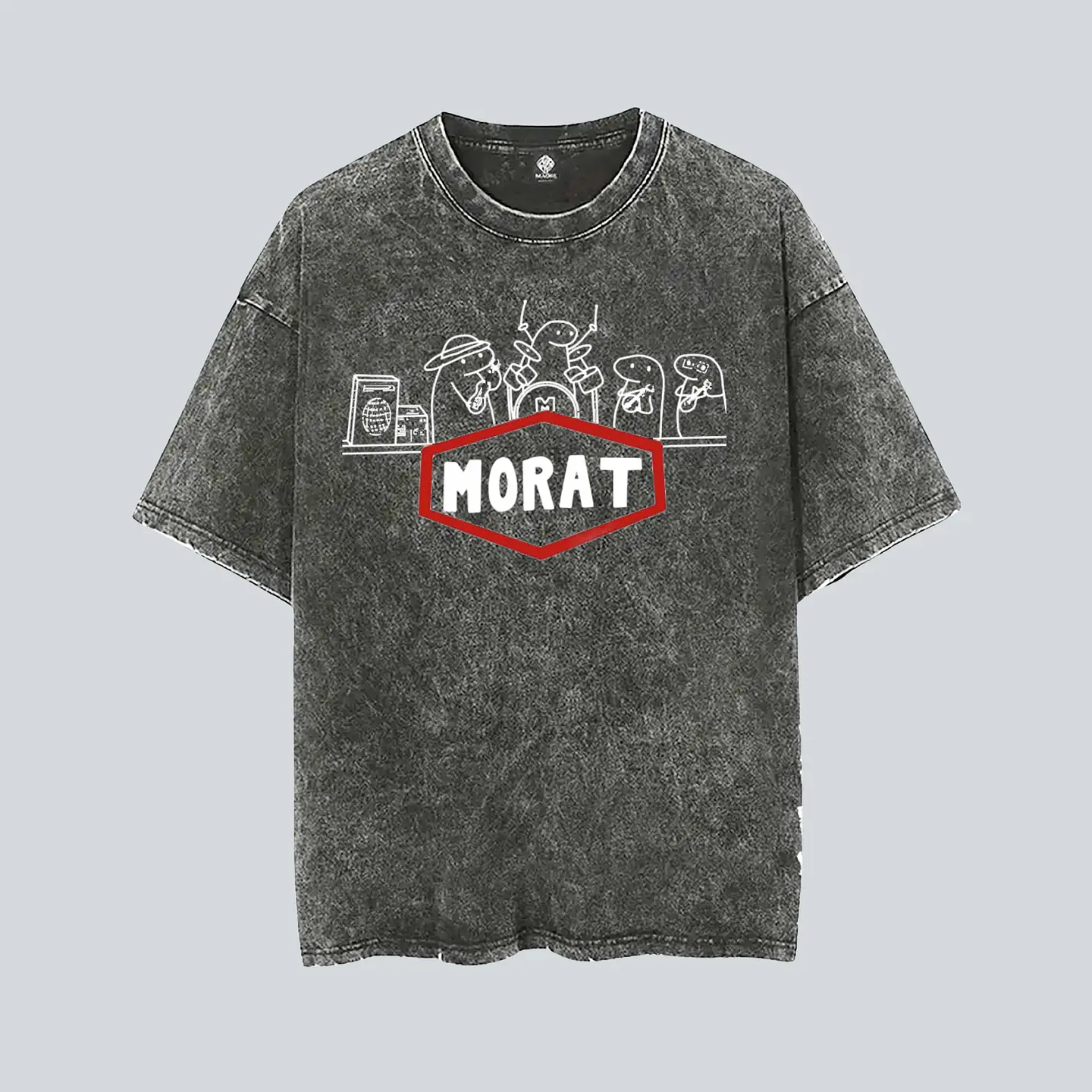 Polera Morat Ya es Mañana 2026 Diseños exclusivos Modelo 06 Acid wash 2