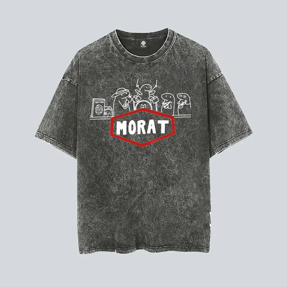 Polera Morat Ya es Mañana 2026 Diseños exclusivos Modelo 06 Acid wash 2