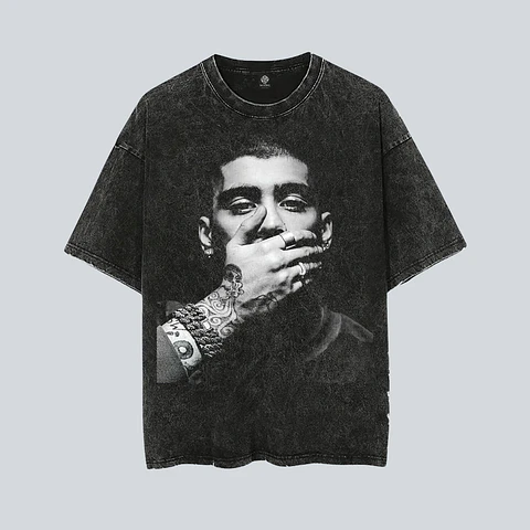 Polera ZAYN Malik Chile 2026 | The Konnakol Tour Santiago 6 Acid Wash