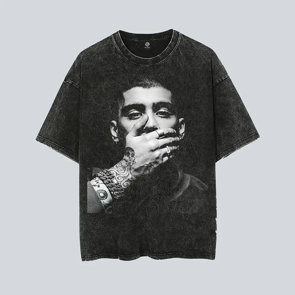 Polera ZAYN Malik Chile 2026 | The Konnakol Tour Santiago 6 Acid Wash 1