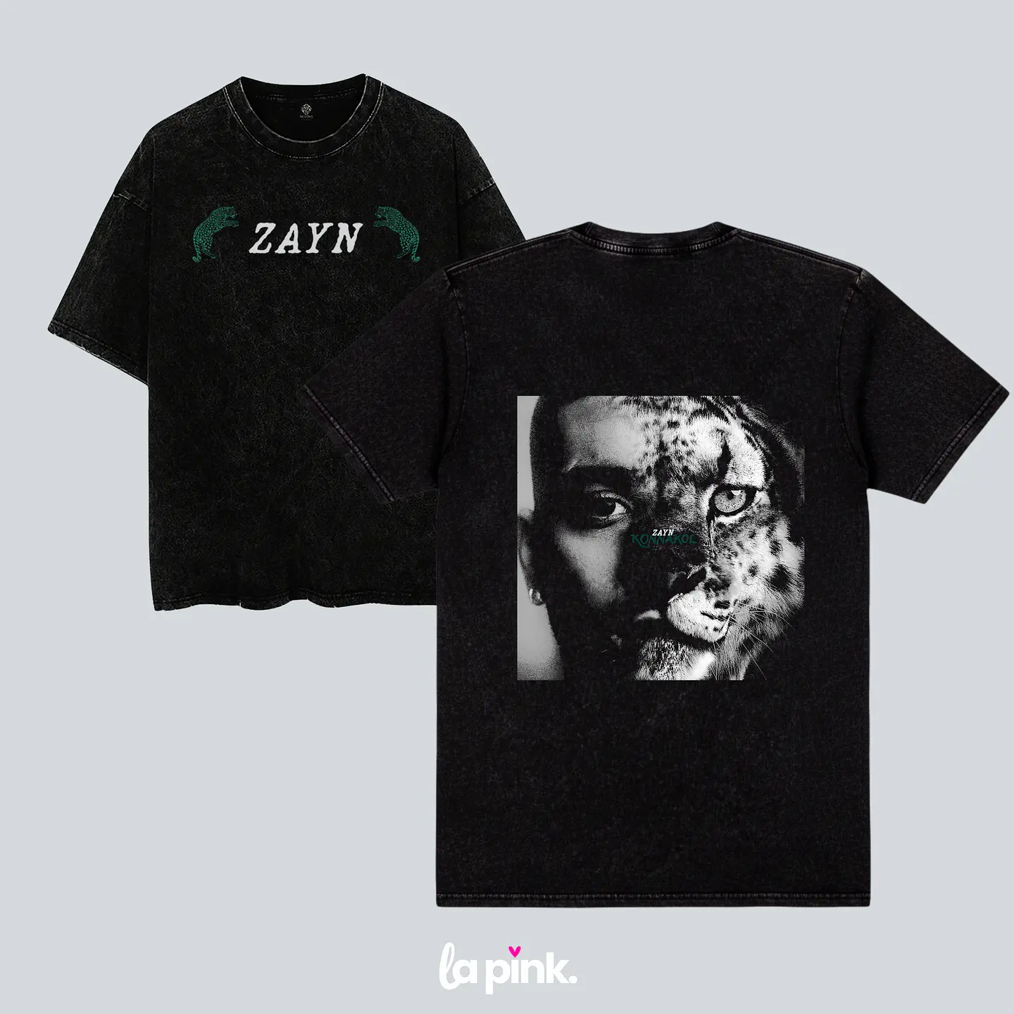 Polera ZAYN Malik Chile 2026 | The Konnakol Tour Santiago 9  Acid Wash Doble Estampado 1