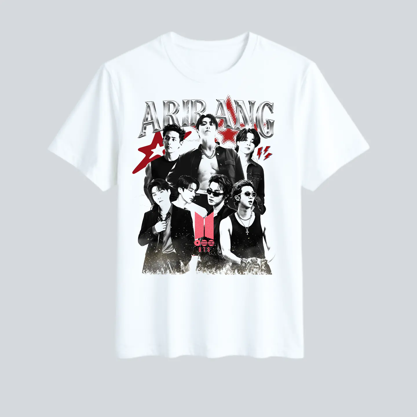Polera BTS Arirang- Diseños Exclusivos K-pop 18 - 100% Algodón 2