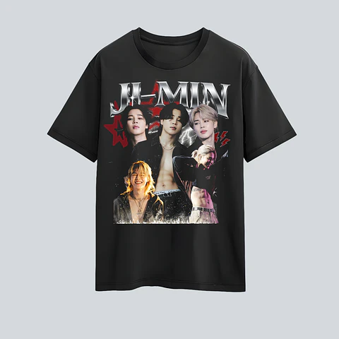 Polera BTS Arirang- Diseños Exclusivos K-pop 20 Jimin- 100% Algodón