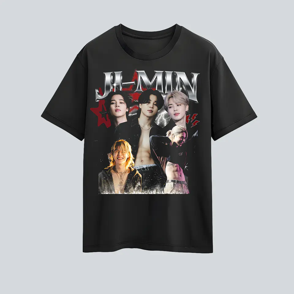 Polera BTS Arirang- Diseños Exclusivos K-pop 20 Jimin- 100% Algodón 1