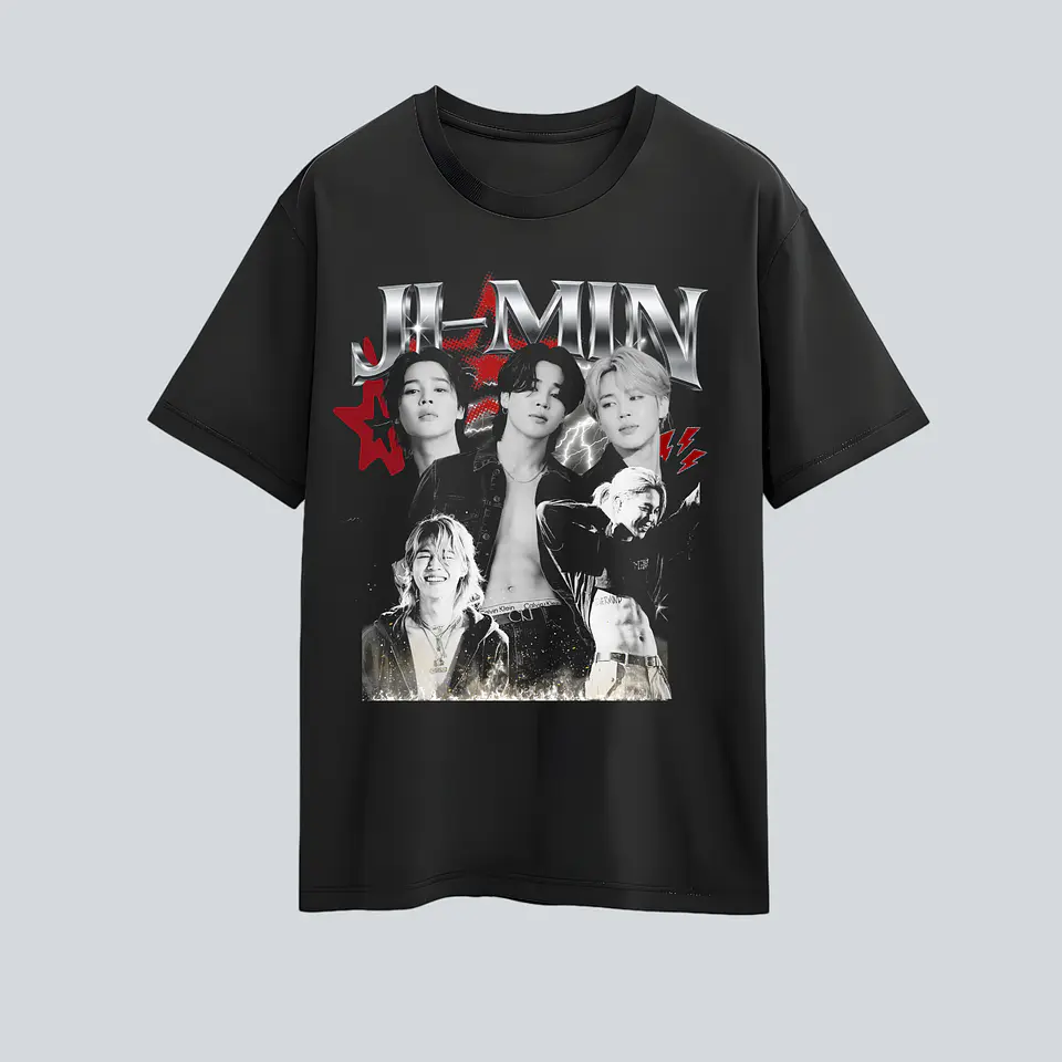 Polera BTS Arirang- Diseños Exclusivos K-pop 20 Jimin- 100% Algodón 2