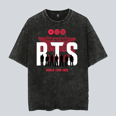 Polera BTS - Diseños Exclusivos K-pop 26 100% Algodón- Acid