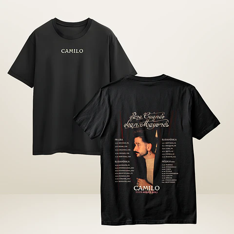 Polera Camilo Chile 2026 Diseños Exclusivos 1 | Worldwide Tour