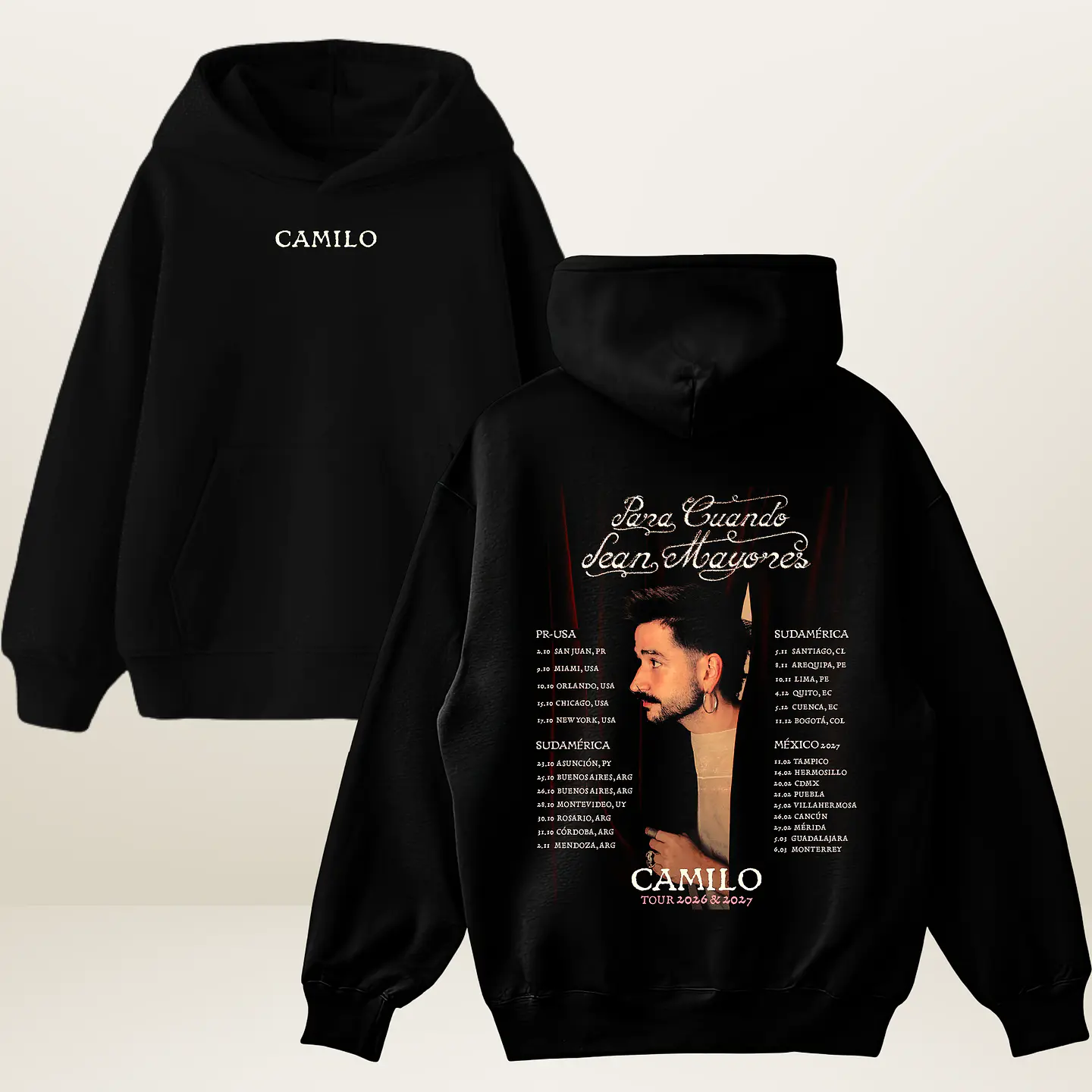 Polera Camilo Chile 2026 Diseños Exclusivos 1 | Worldwide Tour 3