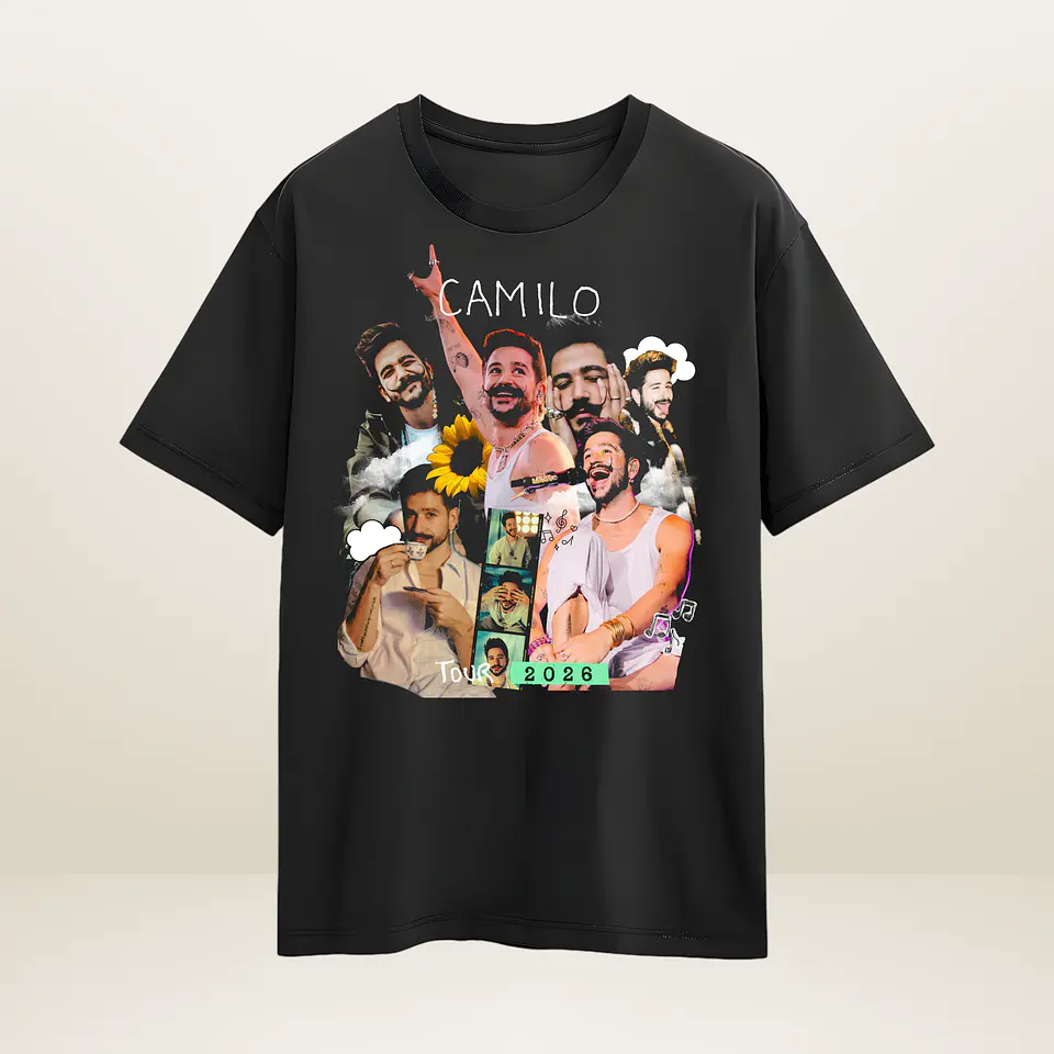 Polera Camilo Chile 2026 Diseños Exclusivos 2 | Worldwide Tour 3
