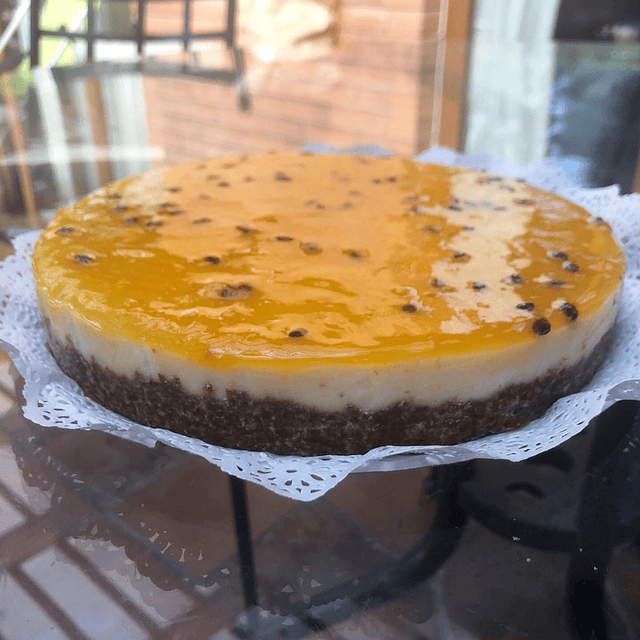 Cheesecake de maracuyá raw 12p