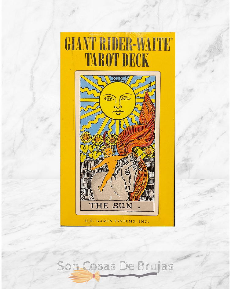 Giant Rider-Waite Tarot, en Inglés