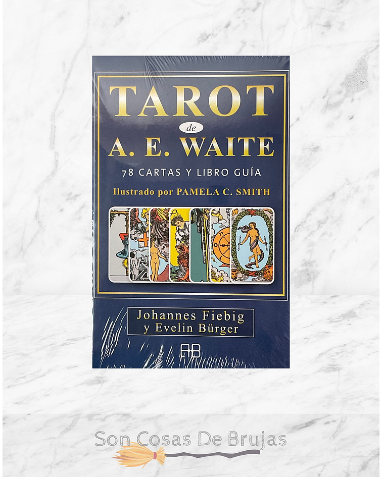 Tarot de A. E. Waite, 78 Cartas + Libro 