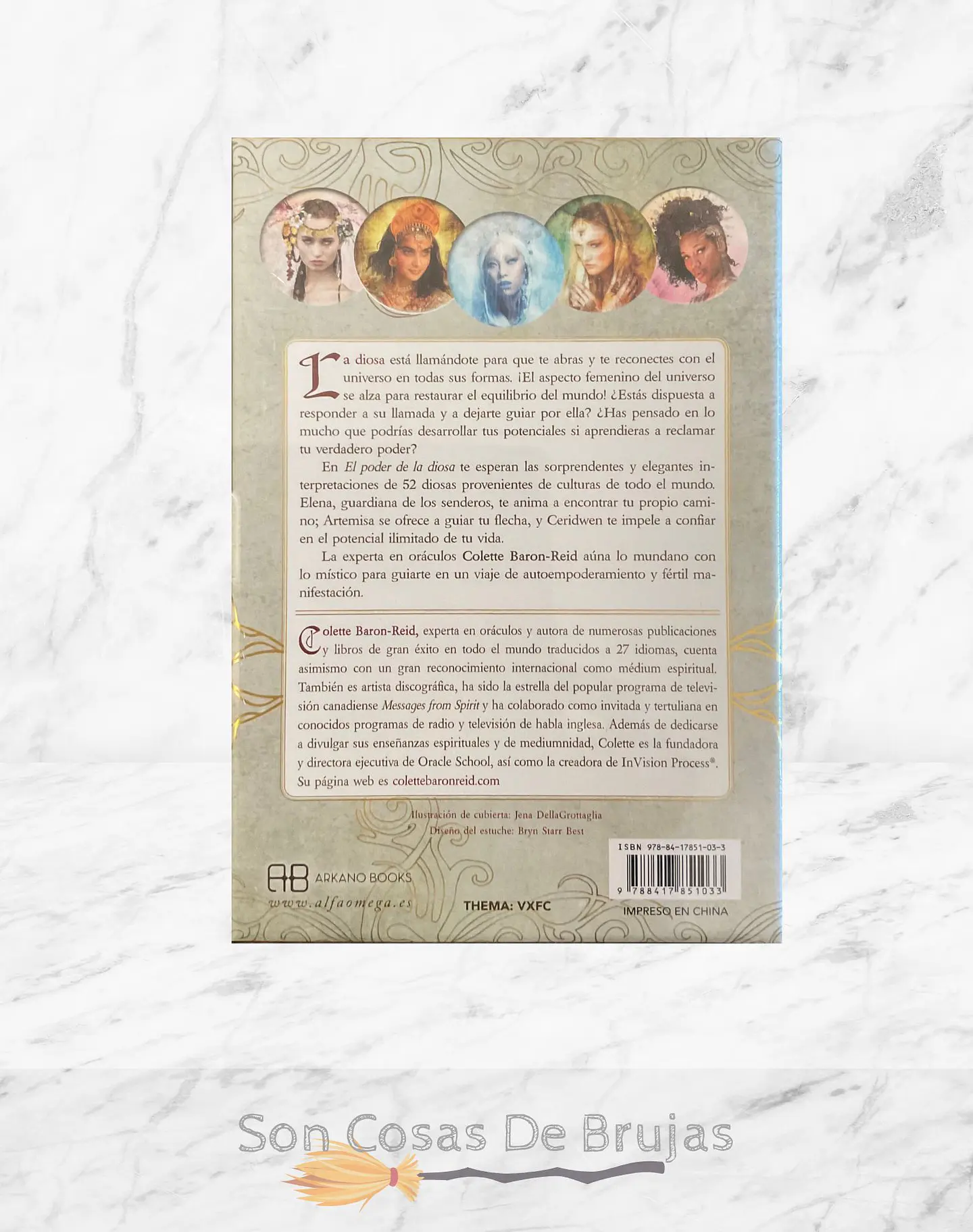 El Poder De La Diosa, 52 Cartas Oráculo + Libro  2