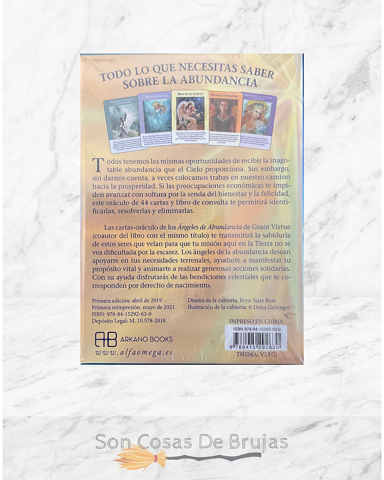 Ángeles De Abundancia, 44 Cartas Oráculo + Libro  