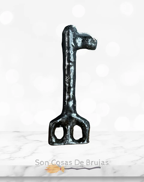 Vela Llave Negra - 12,5 cm aprox. 