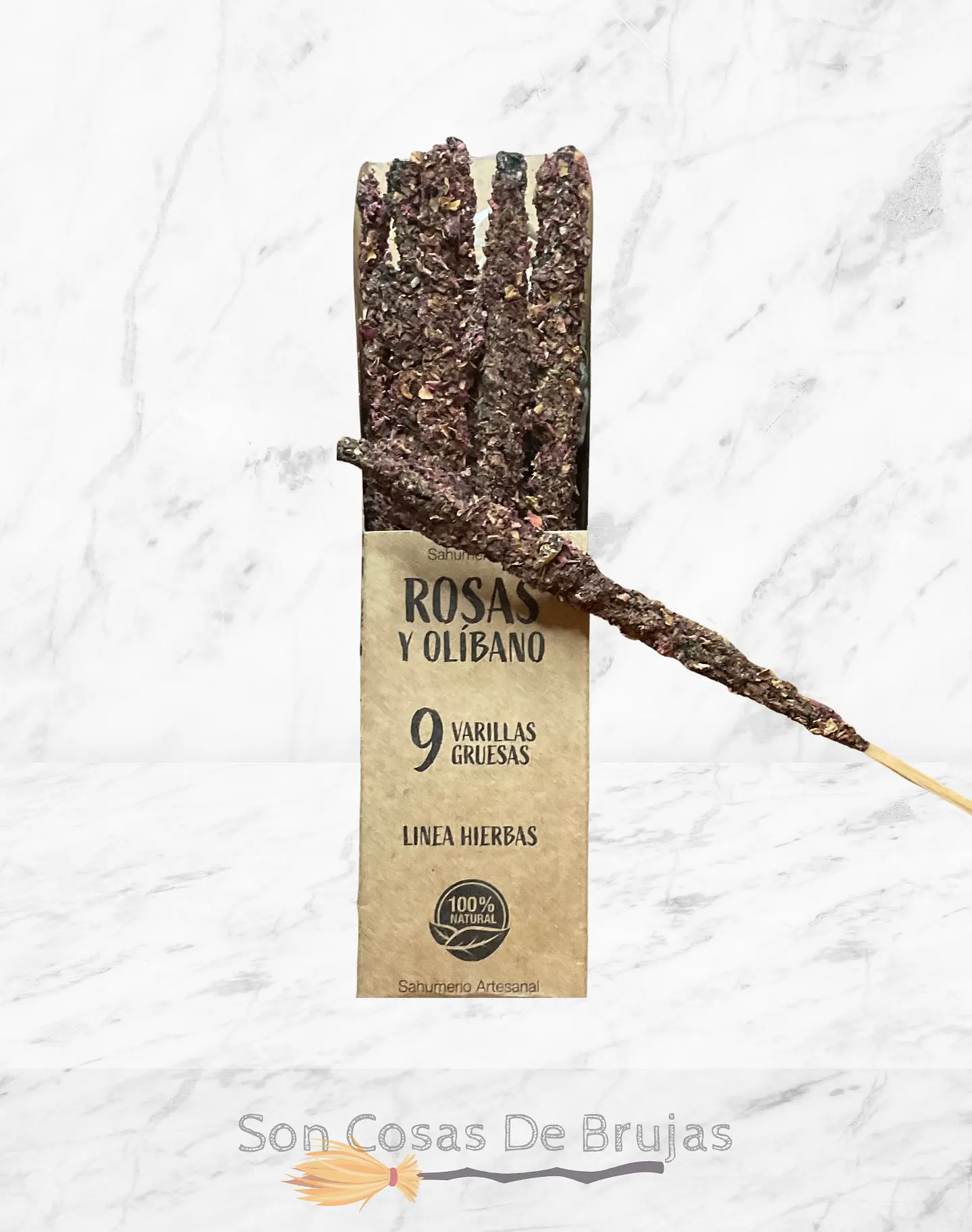 Sahumerio de Rosas y Olíbano 100% natural  2