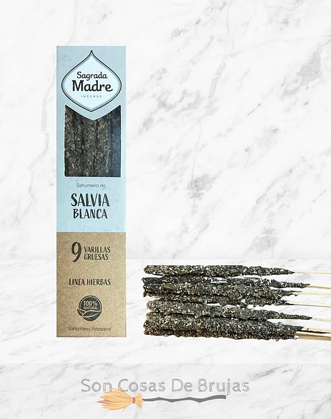 Sahumerio de Salvia Blanca, 100% natural