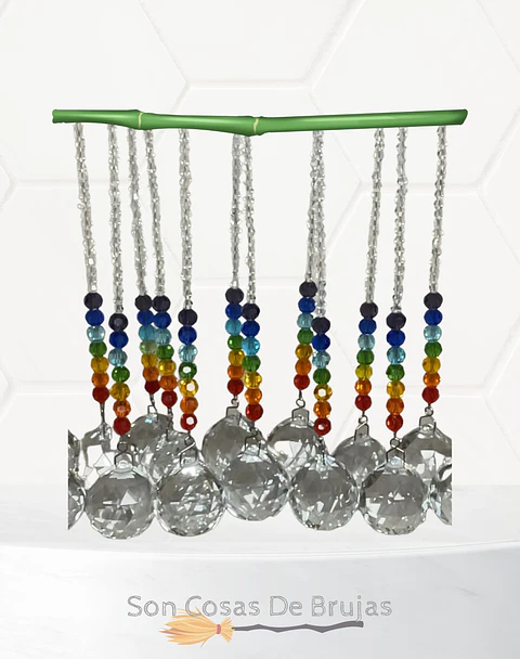 Colgante Cristal Colores Feng Shui 