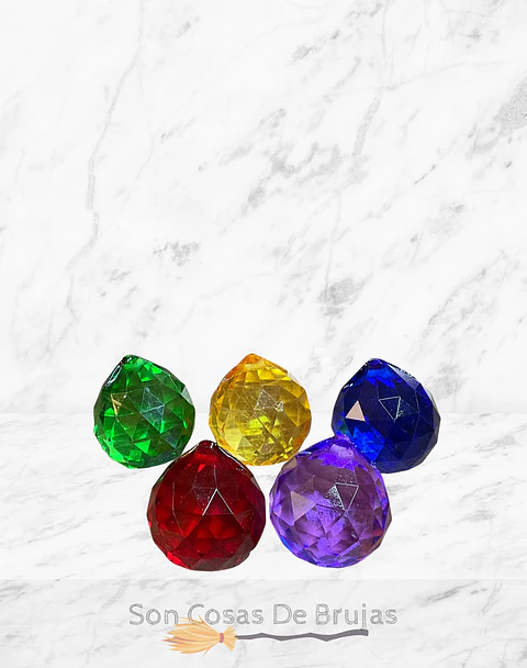 Cristales Feng Shui de 1,5 mm (colores)