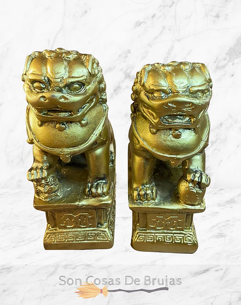 Perros Fu - 10,5 cm aprox.