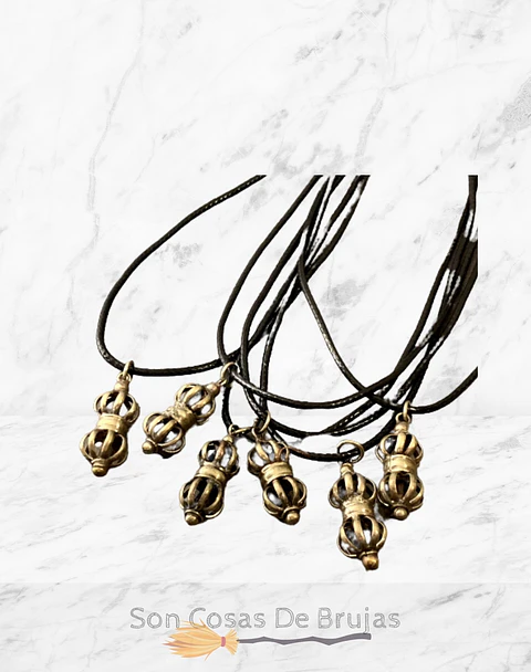 Amuleto  Collar Mini Cruz Dorje