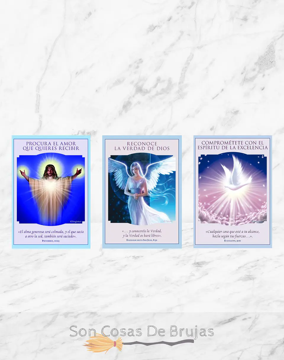 Amor y Luz, Libro y 44 cartas oráculo  2