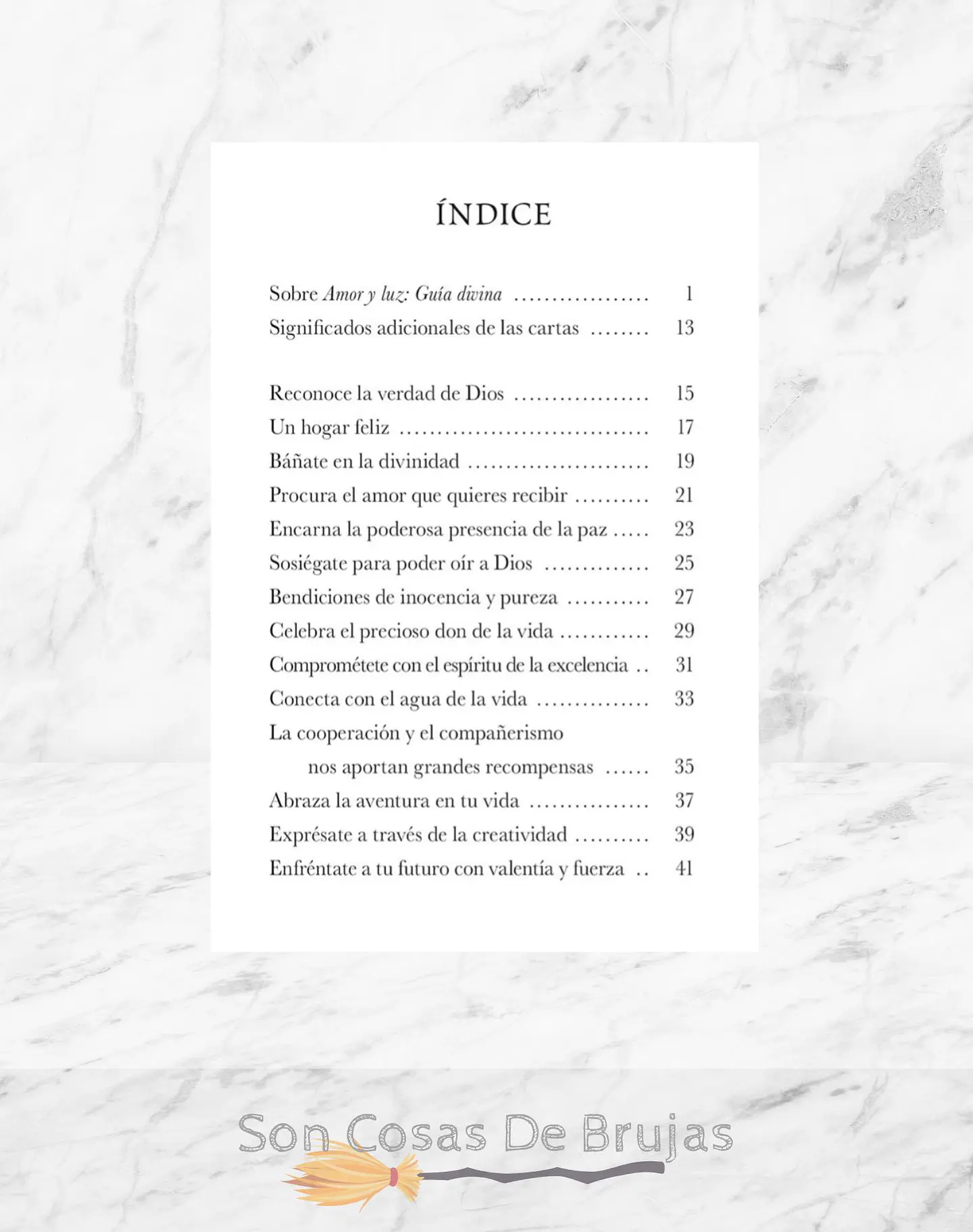 Amor y Luz, Libro y 44 cartas oráculo  3