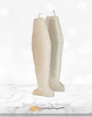 Vela Ataúd Blanco - 13 cm aprox. - Miniatura 3
