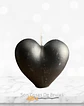 Vela Corazón Blanco o Negro - 5 x 5 cm aprox - Miniatura 2
