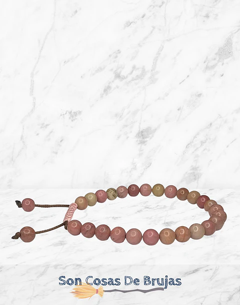 Pulsera ajustable Rodocrosita - 6 mm