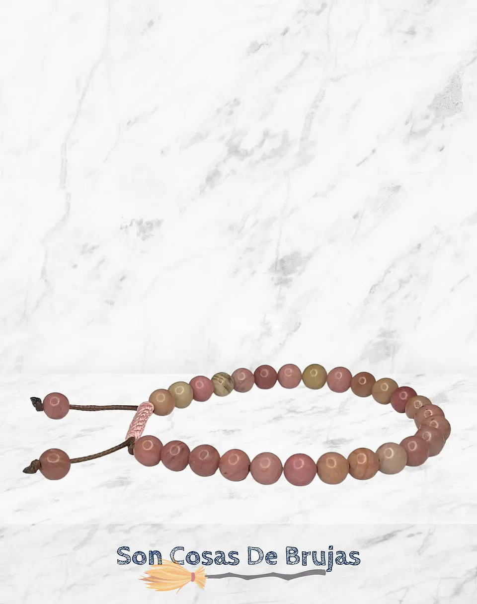 Pulsera ajustable Rodocrosita - 6 mm 1