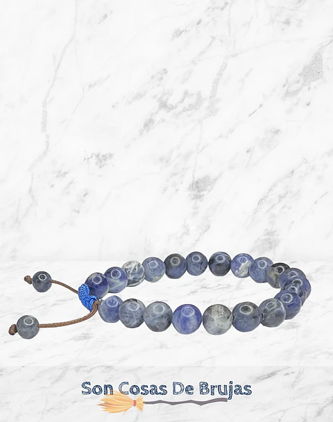 Pulsera ajustable Sodalita Original - 8 mm