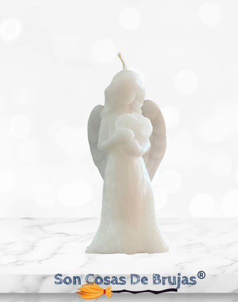 Vela Ángel Blanco - 11 x 5,5 cm aprox.