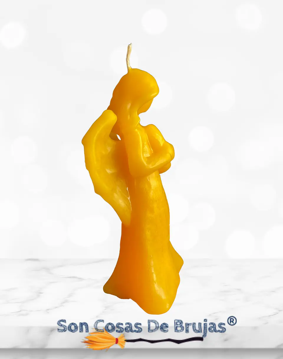 Vela Ángel Amarillo - 11 x 5,5 cm aprox. 2