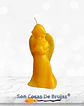 Vela Ángel Amarillo - 11 x 5,5 cm aprox. - Miniatura 1