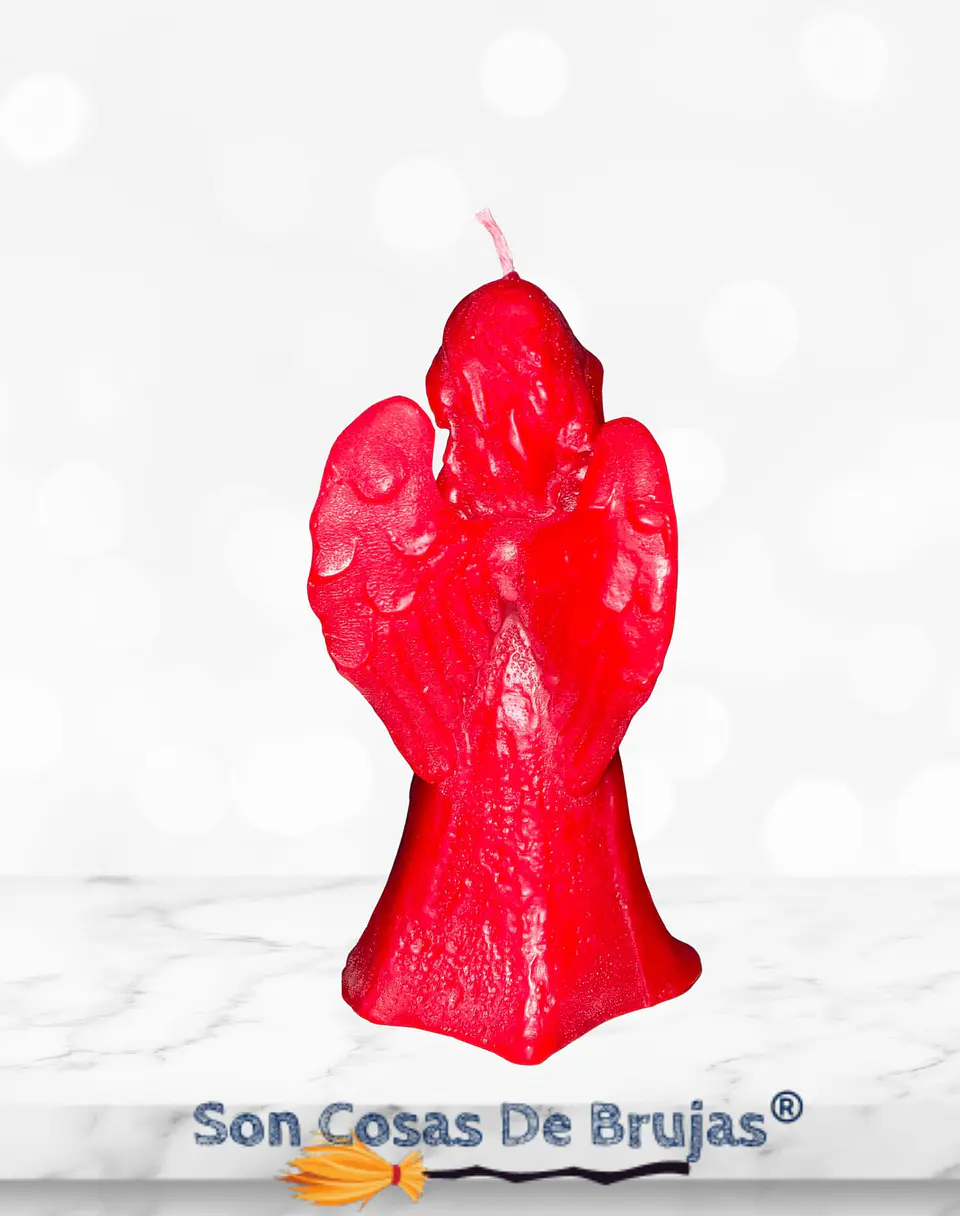 Vela Ángel Rojo - 11 x 5,5 cm aprox. 3