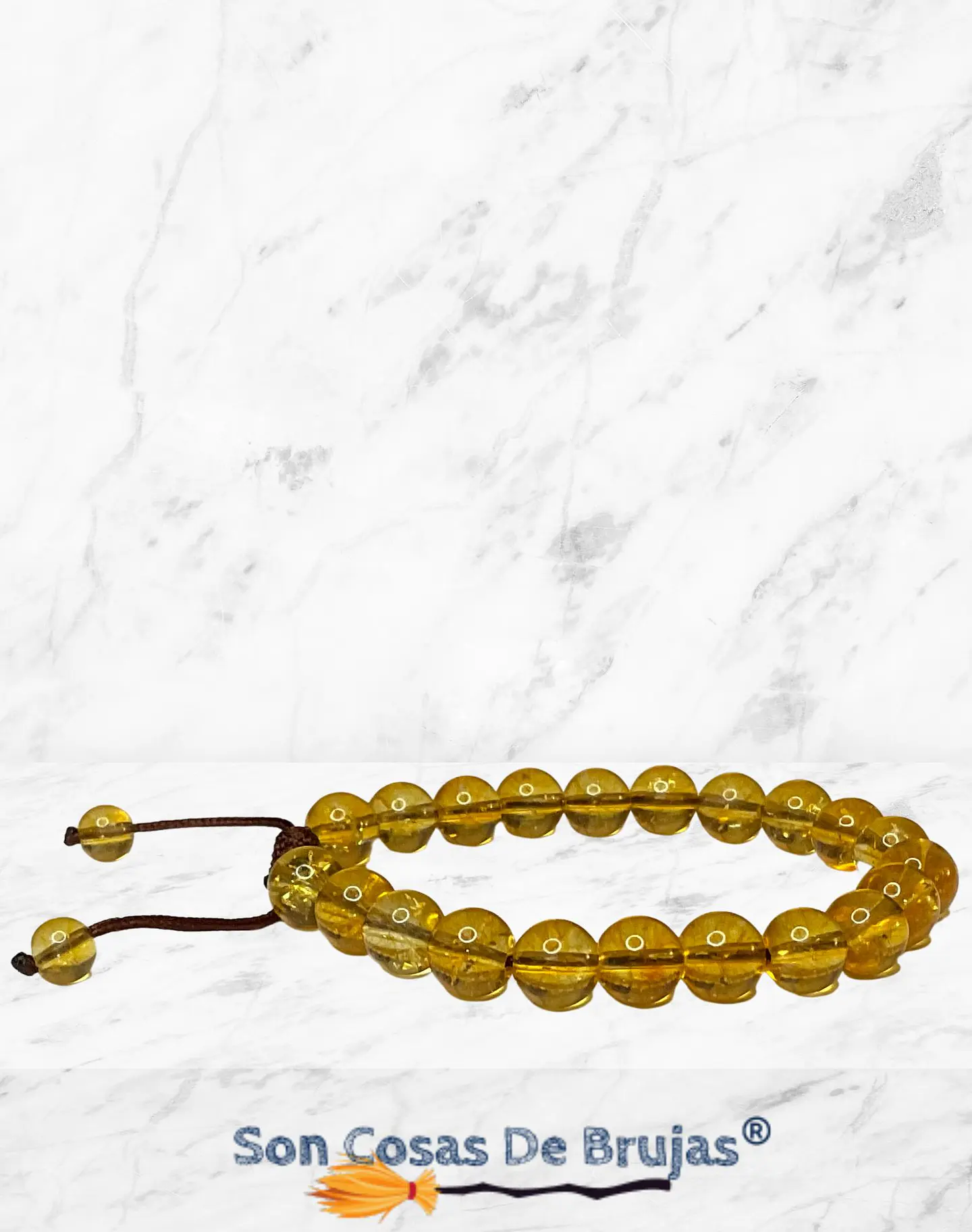 Pulsera ajustable Citrino - 8 mm  1