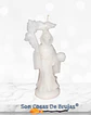 Vela Santa Muerte Blanca - 12 x 5 cm aprox. - Miniatura 1
