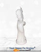 Vela Santa Muerte Blanca - 12 x 5 cm aprox. - Miniatura 2