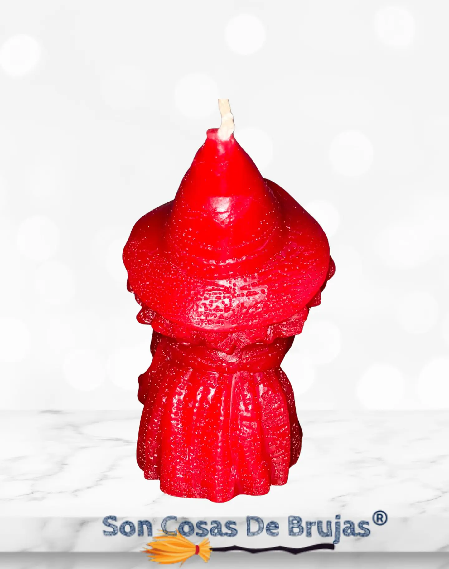 Vela Bruja Roja - 9,7 x 4,7 cm aprox. 3