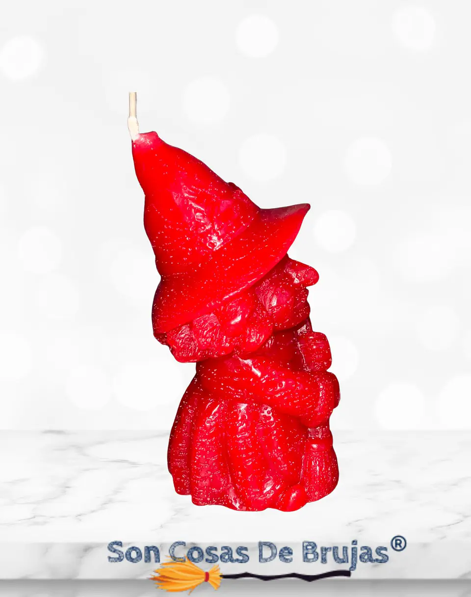 Vela Bruja Roja - 9,7 x 4,7 cm aprox. 2