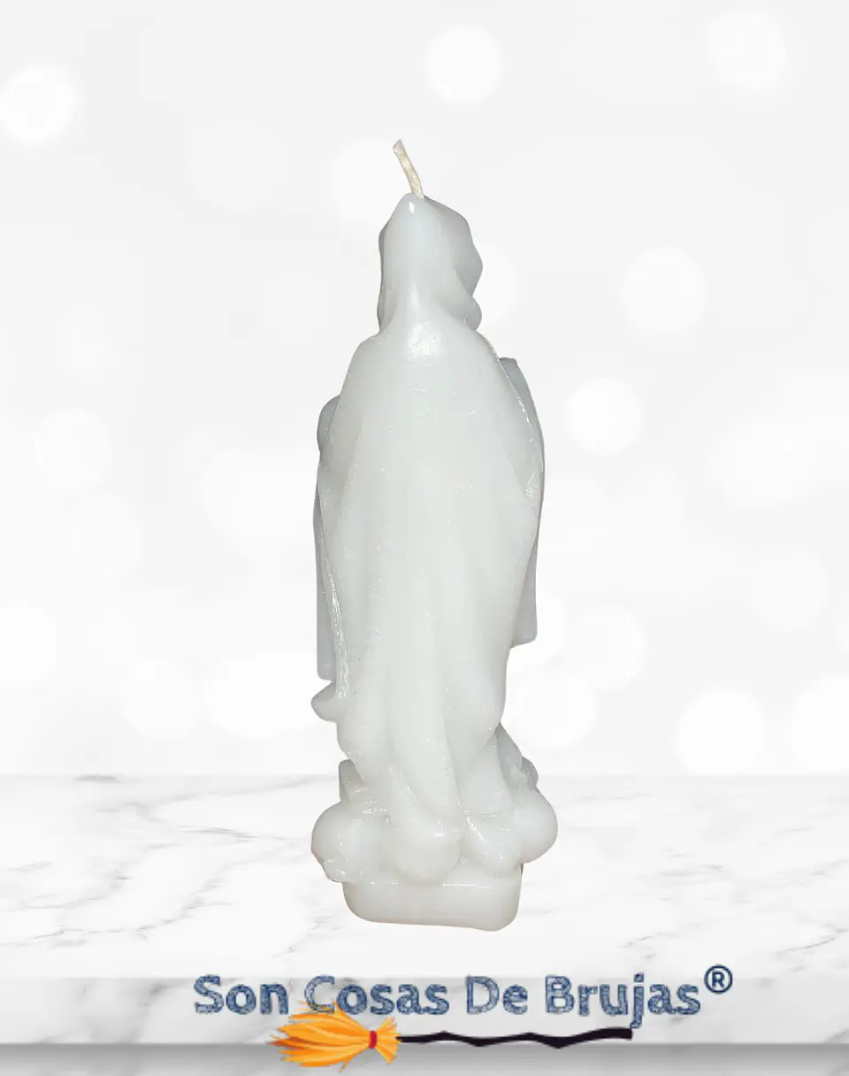 Vela Santa Muerte - 17 x 5 cm aprox. 4