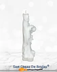 Vela Santa Muerte - 17 x 5 cm aprox. - Miniatura 2