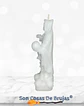 Vela Santa Muerte - 17 x 5 cm aprox. - Miniatura 3