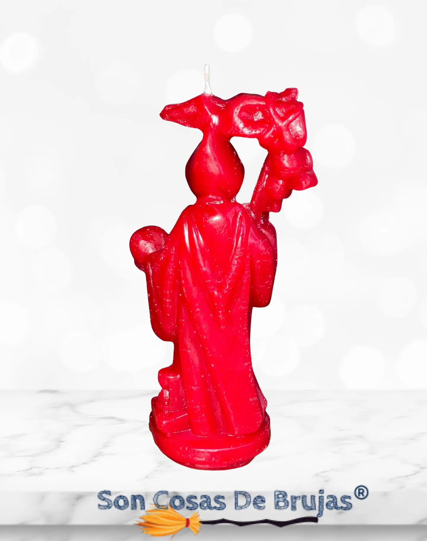 Vela Santa Muerte Roja - 12 x 5 cm aprox. 2